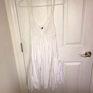Moda International Dress All White with Pockets